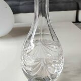 Lorraine crystal design carafe/gérard model. empire style decor. height 28 cm