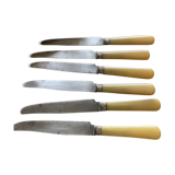 Box of 6 antique knives