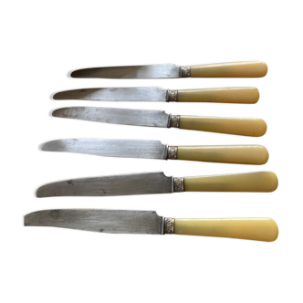 Coffret de 6 couteaux anciens