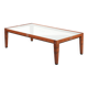 Art Deco coffee table with a glass top in very good condition
