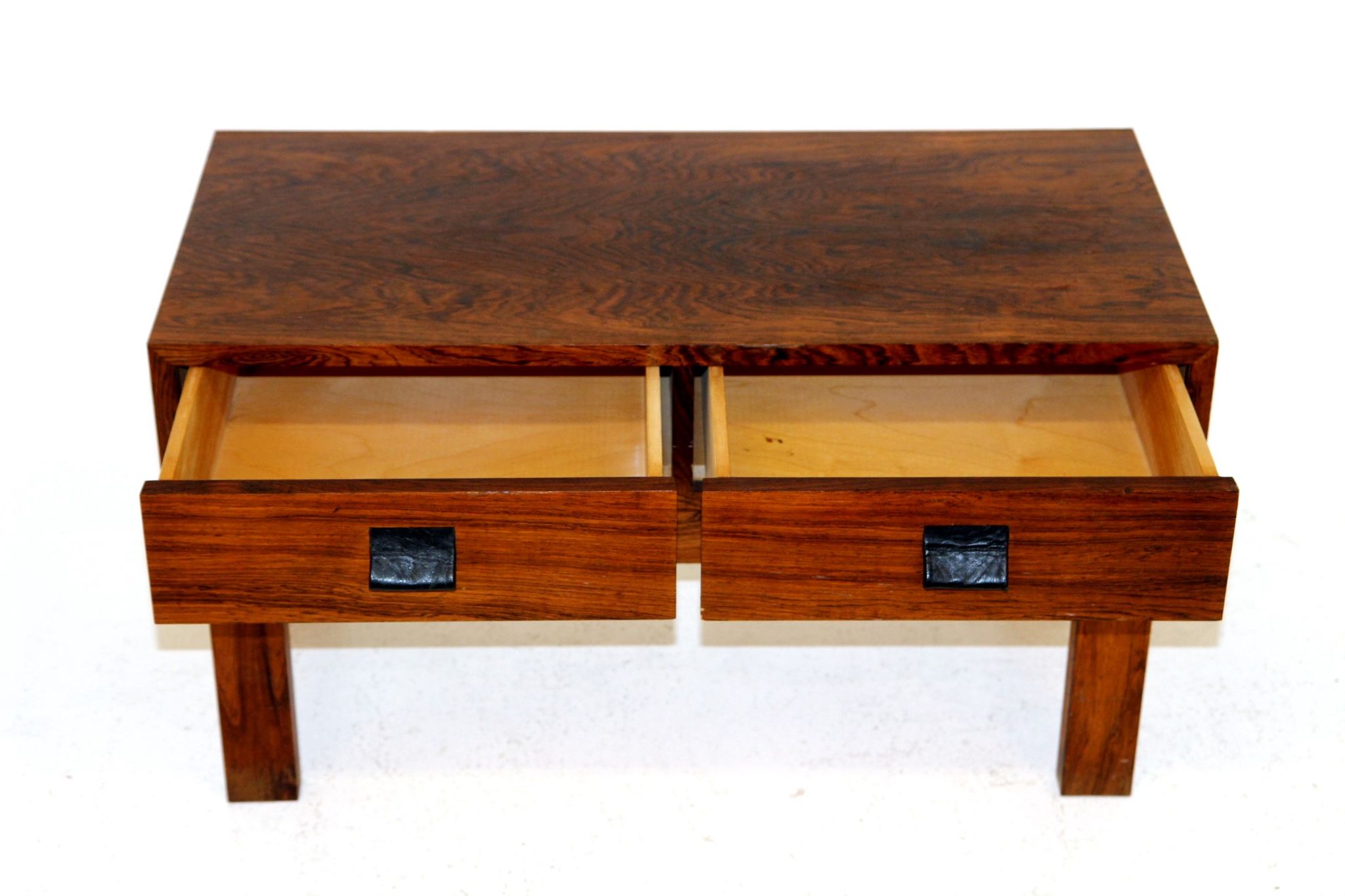 Rosewood console, Glas & Trä, Sweden, 1960