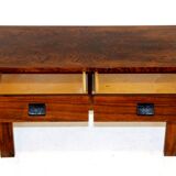 Rosewood console, Glas & Trä, Sweden, 1960