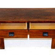 Rosewood console, Glas & Trä, Sweden, 1960