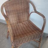 Rattan armchair