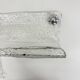 Set of Grohe ice glass bathroom set towel hanger, soap tray and plateau