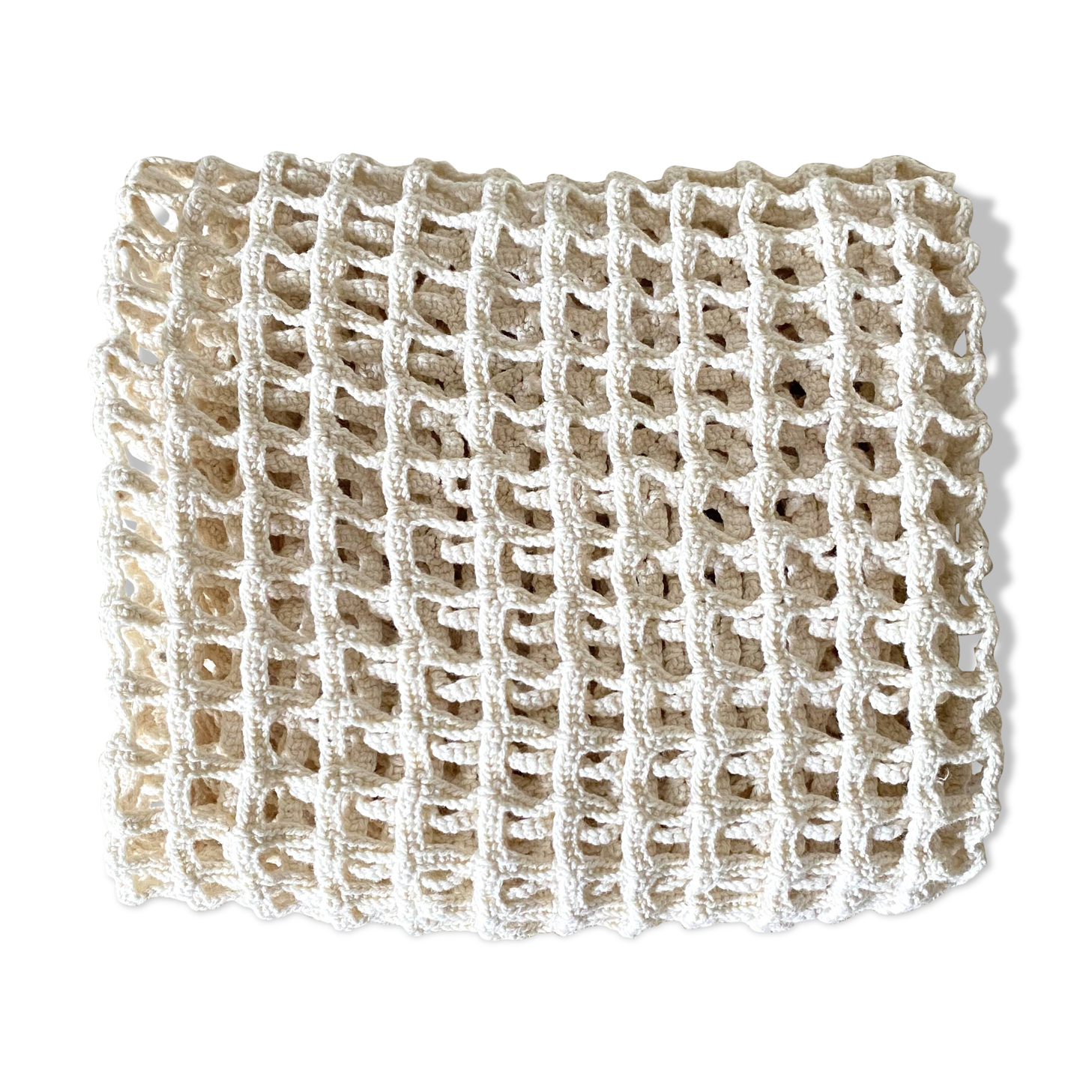 Square crochet, tablecloth, plaid 70 X86