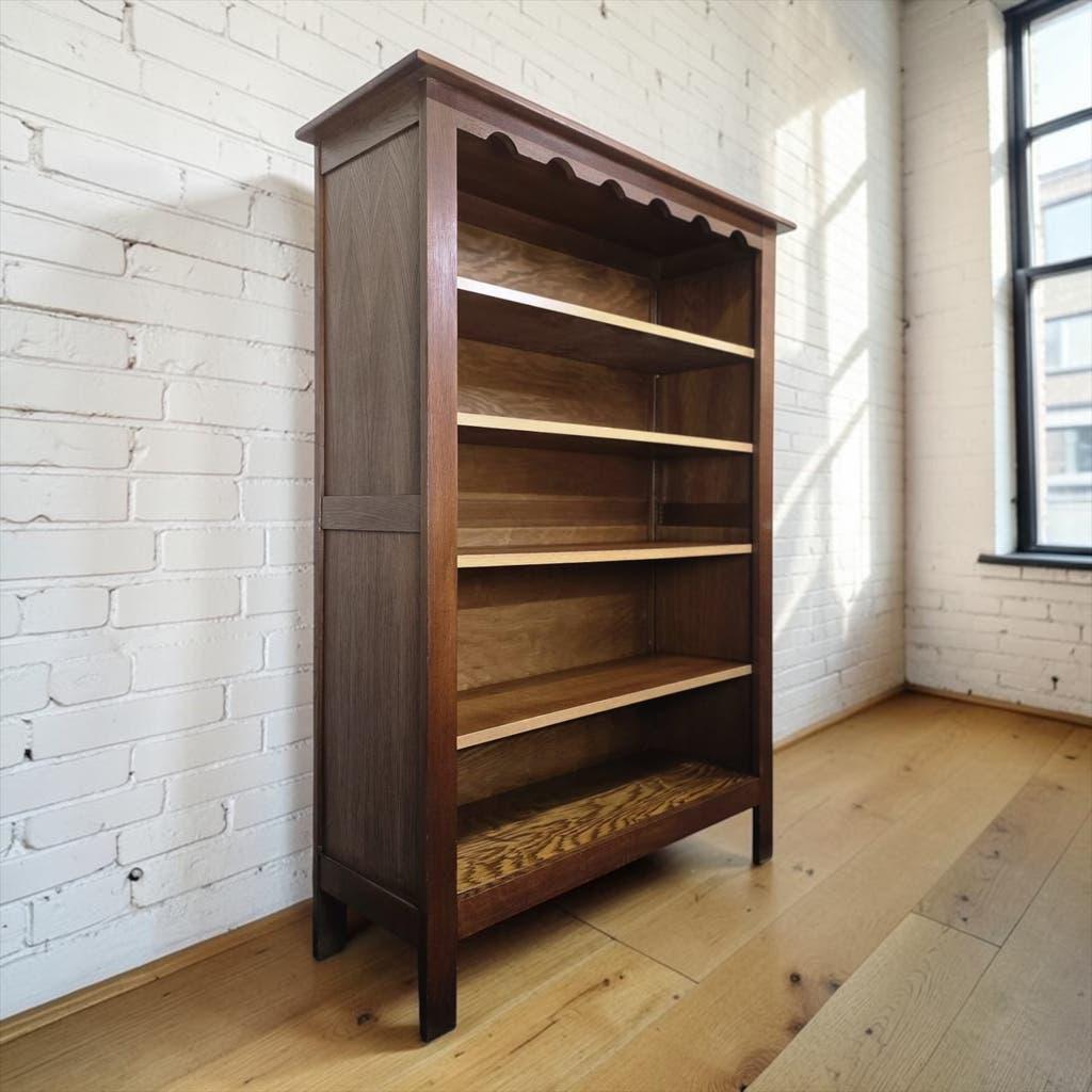 Vintage wooden library/cabinet/display case