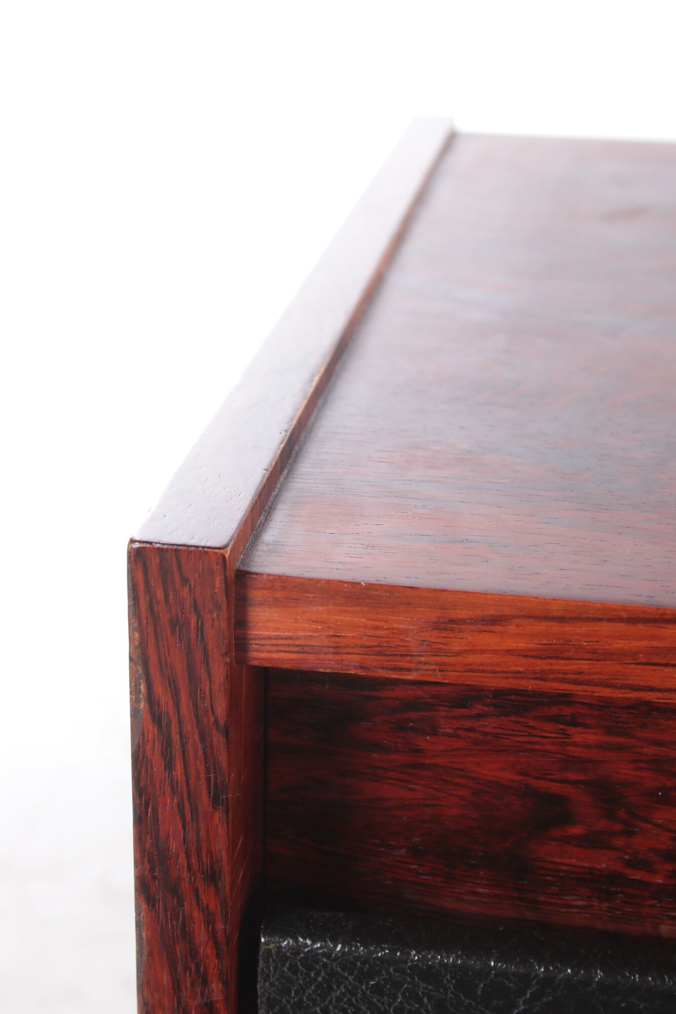 Low sideboard or TV cabinet made of Pallisander wood from the 1960s, Sweden.