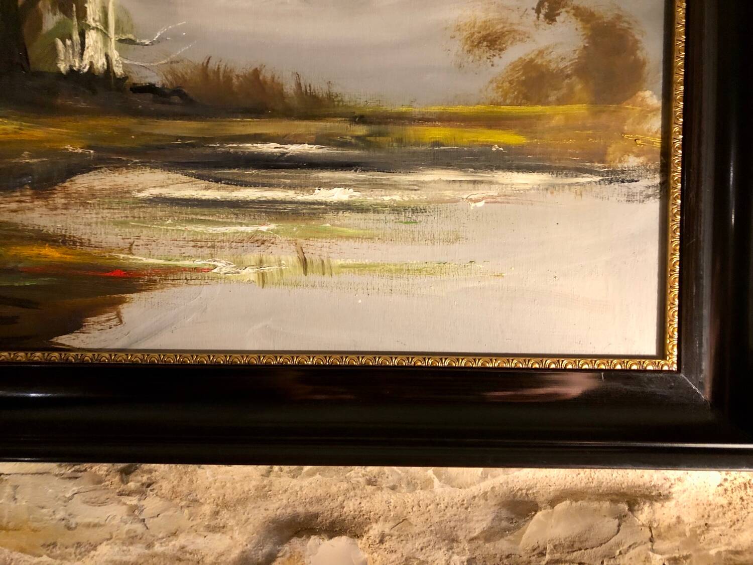 Oil on panel Roger Conte signed