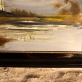 Oil on panel Roger Conte signed