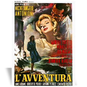 Affiche originale de cinéma L'avventura,