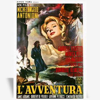 Original movie poster "L'avventura", 1960