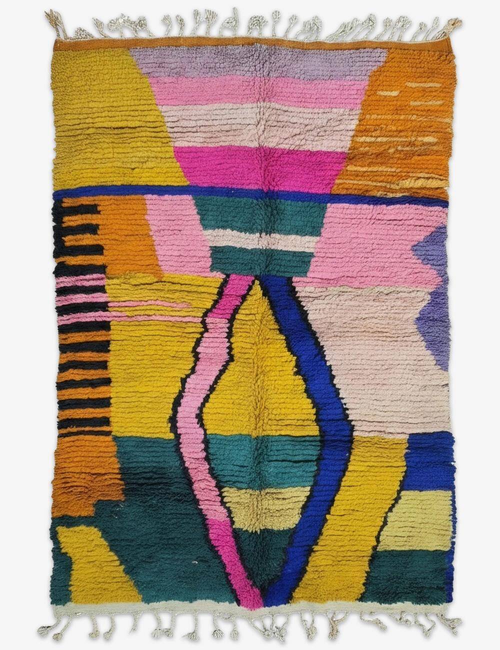 Colourful Berber Rug - 300 x 200 cm