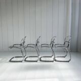 Set of 4 "Sabrina" chairs by Gastone Rinaldi