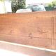 Grande table de ferme ancien en bois massif. 228 x 107.