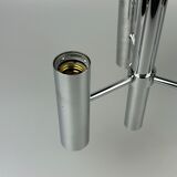 Lustre Spoutnik à 6 flammes des années 60 des années 70 par Hustadt Leuchten Allemagne