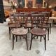 Suite of 9 bistro chairs from the early 20th century