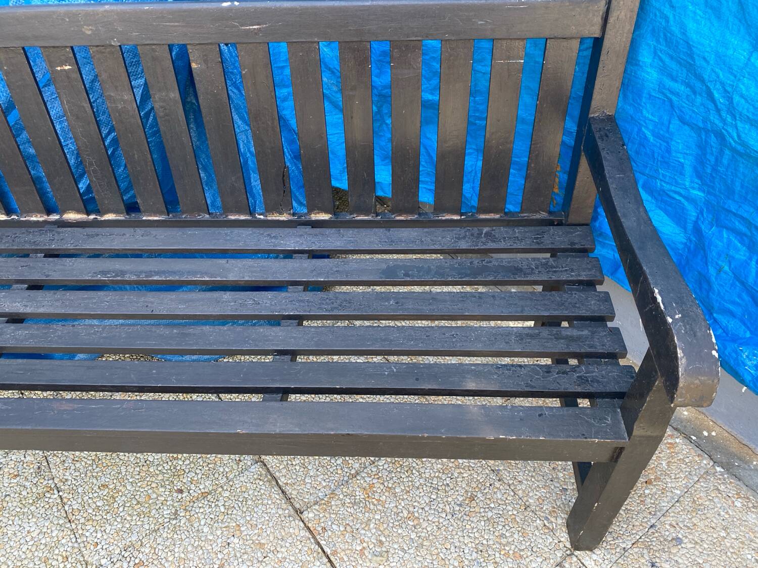 Large garden bench for 3/4 people