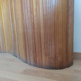 Paravent en bois enroulable Baumann - 1950