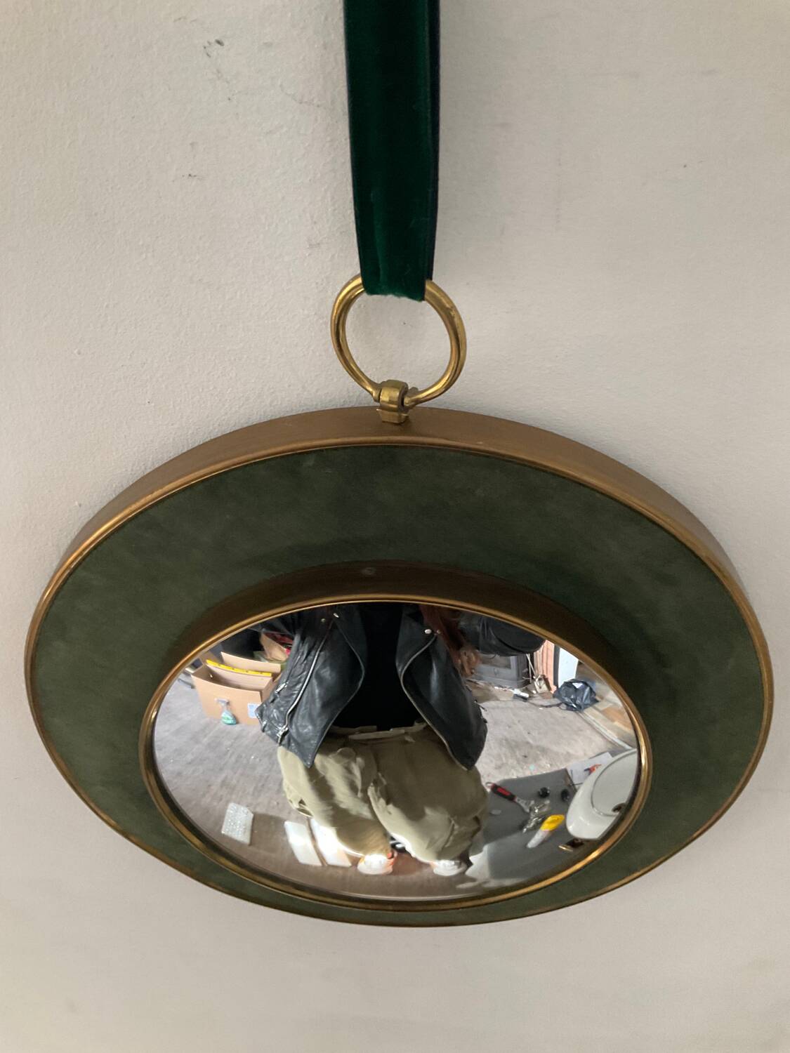 Miroir œil de sorcière des années 60