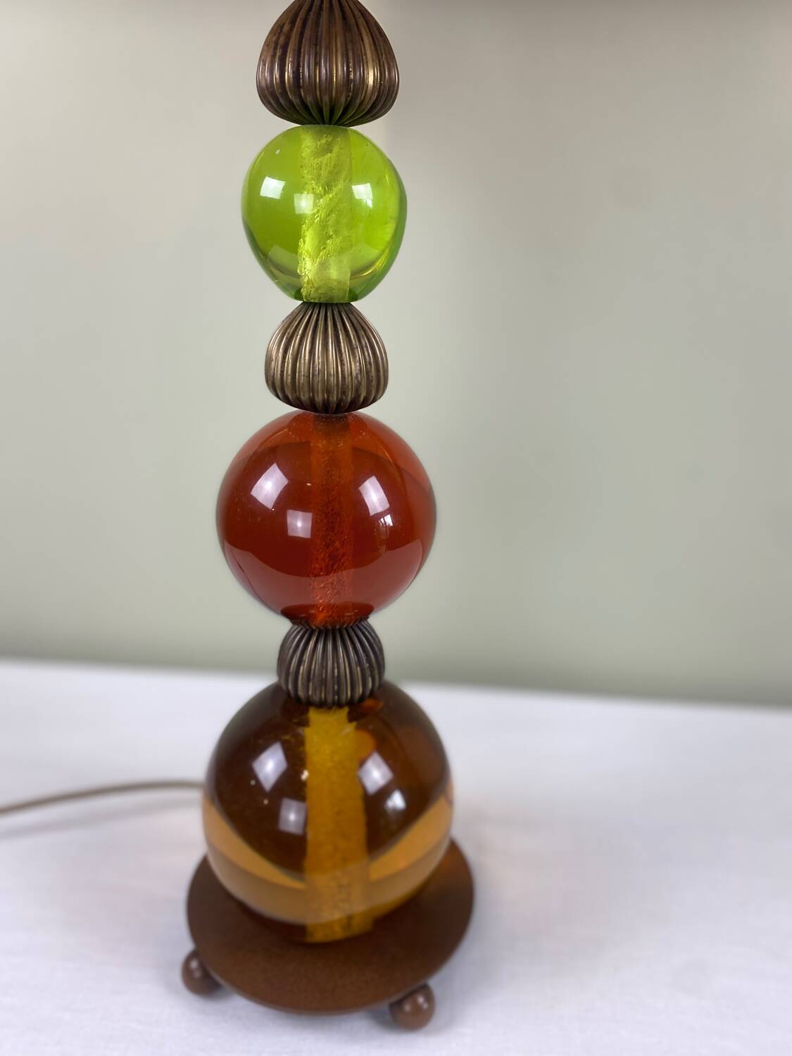 Large vintage decorative lamp