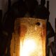Mazzega. Pair of Brutalist wall lights in glass and iron. 1950s.