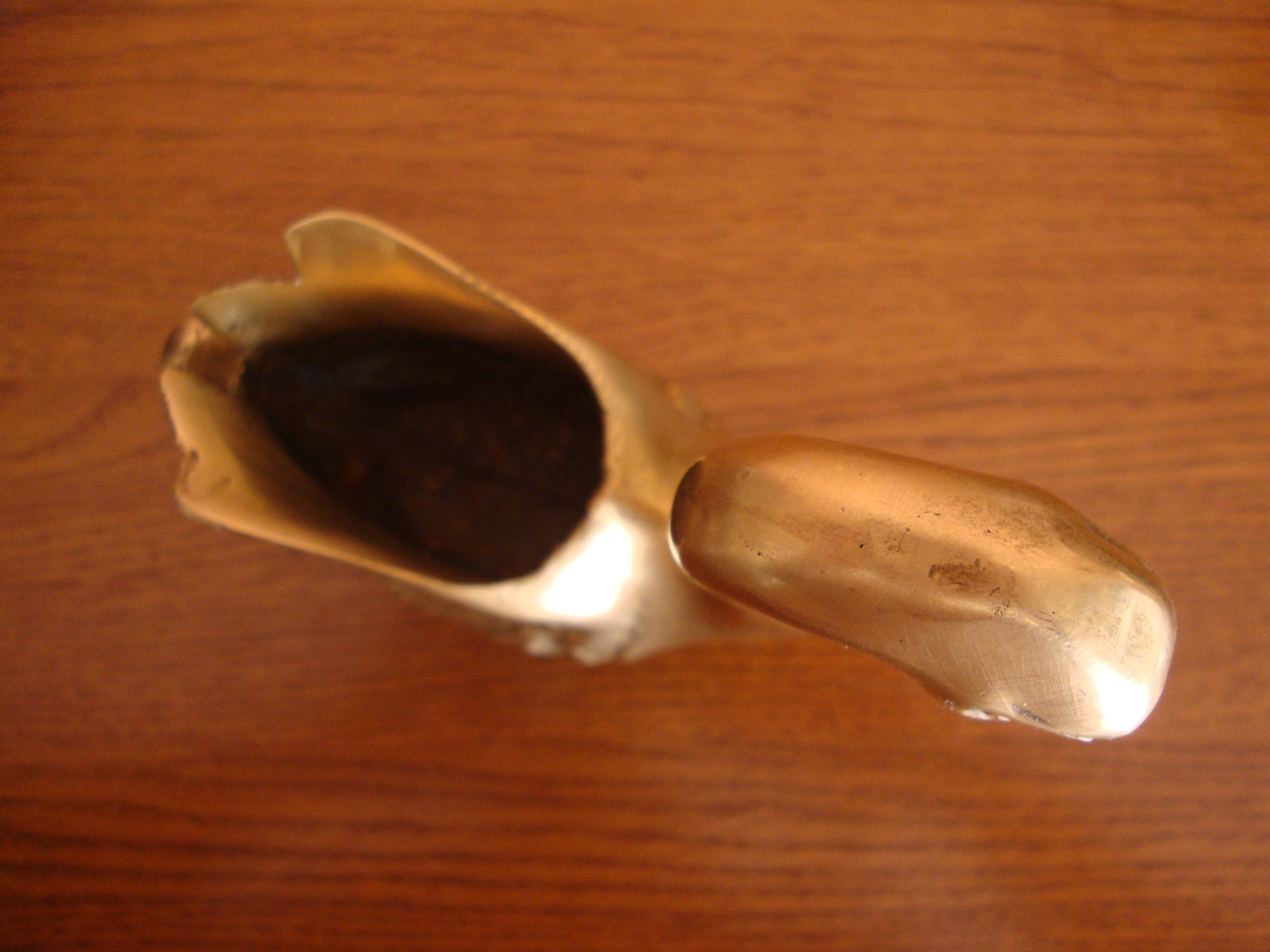 Brass swan catchall