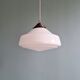 Art Deco Philips suspension in white opaline, Phililite series, 1930.