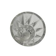 Saint Louis, vase en cristal tronconique signé vers 1950