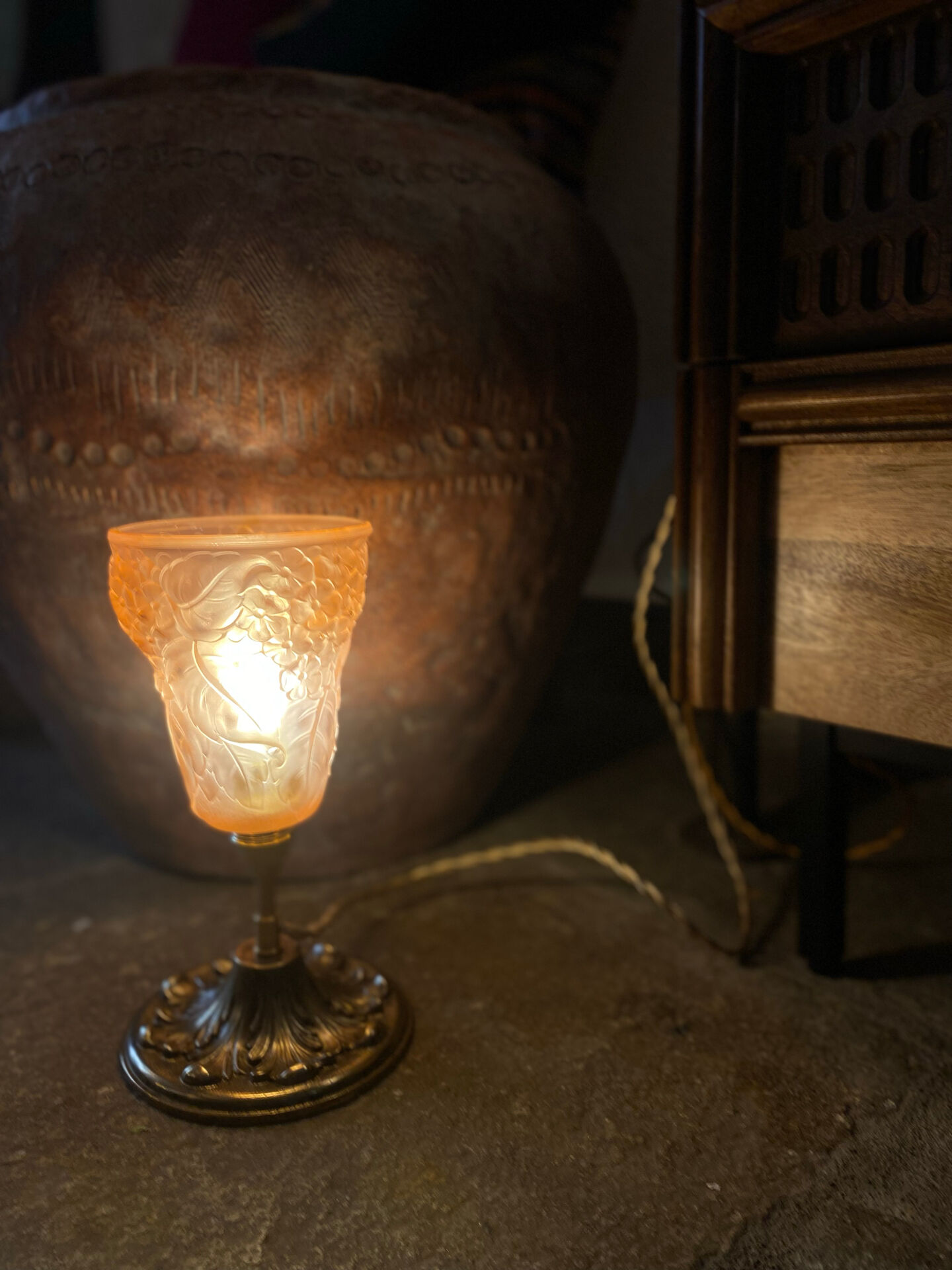 Upcycled lamp