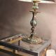Lamp style napoleon 3 bronze painted electricity