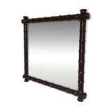 Vintage bamboo style mirror