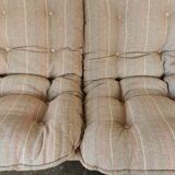 Tubular metal bench from the 80s