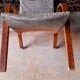 Armchair bow wood steiner