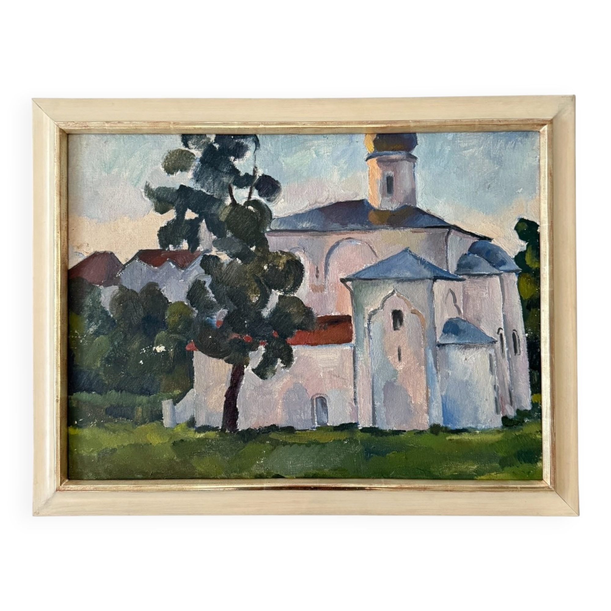 A. Isachjow, Night of Novgorod, 1974, Oil on Canvas