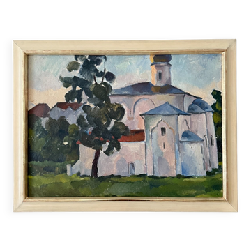 A. Isachjow, Night of Novgorod, 1974, Oil on Canvas