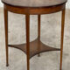 Round pedestal table