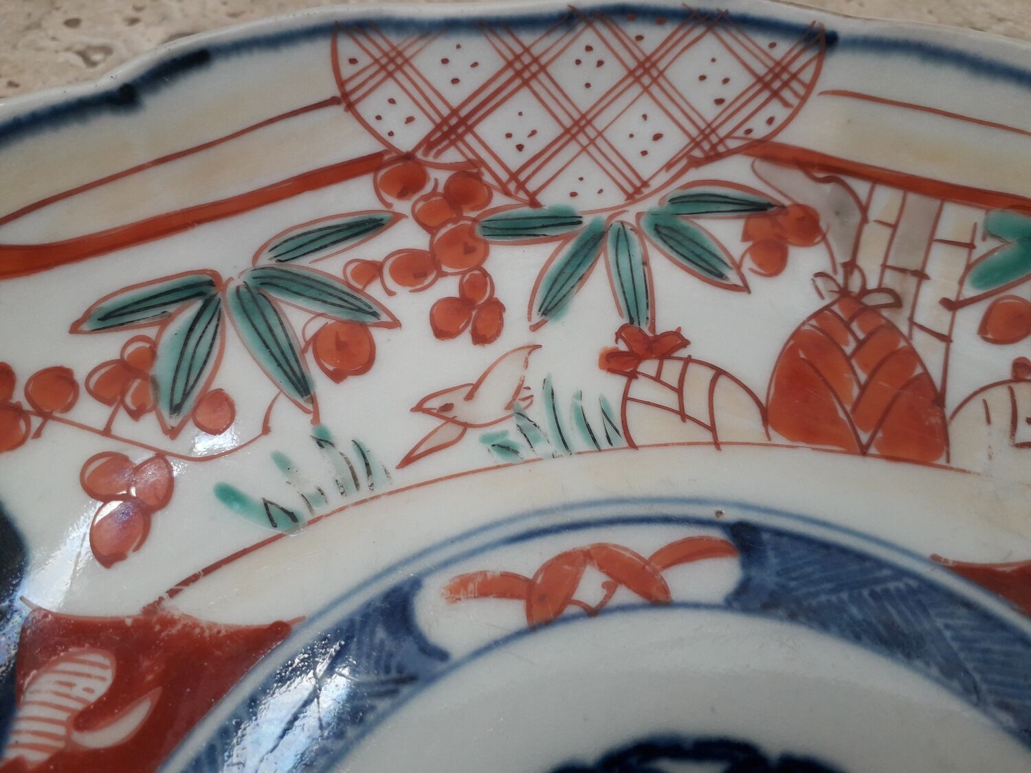 Assiete collection Imari antique Japanese porcelain