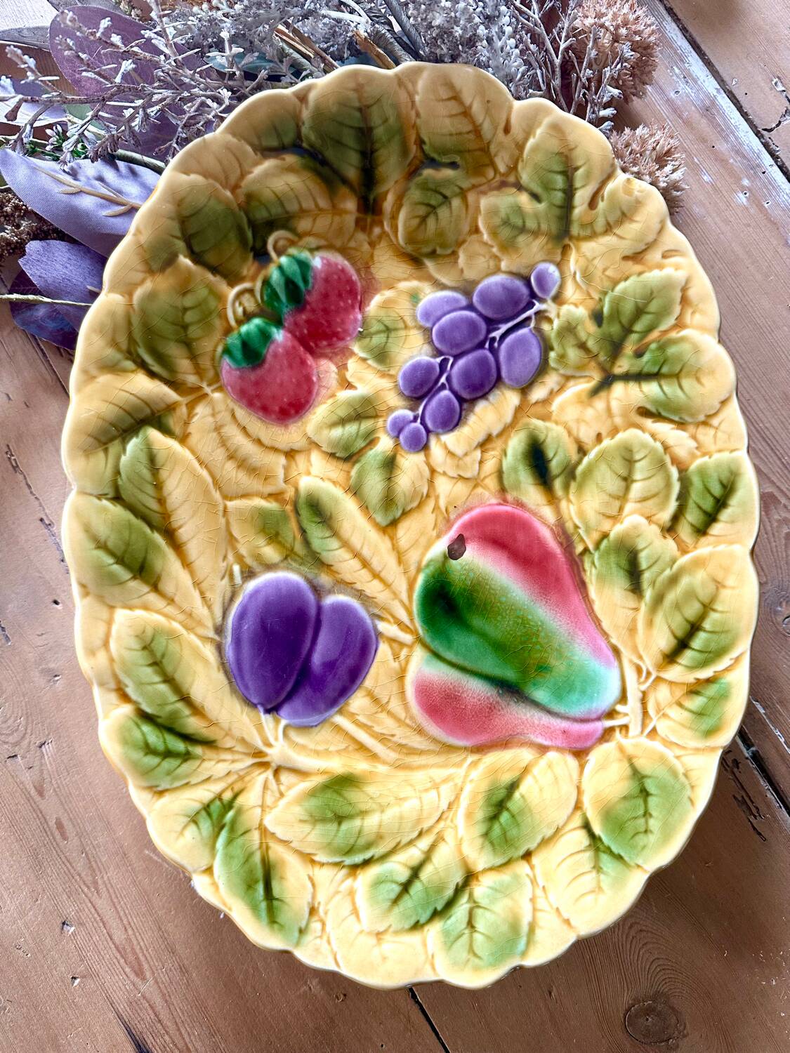 Sarreguemines slip dish