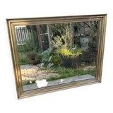 Grand miroir de bar en laiton 110x86