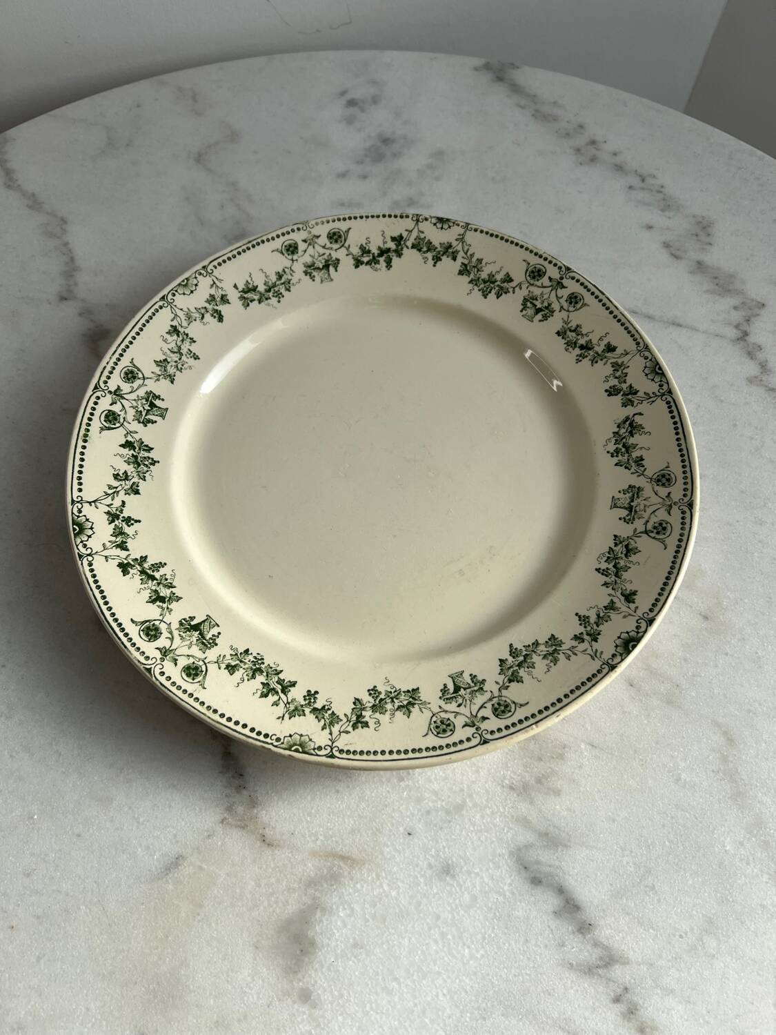 Assiette Badonviller, collection Champagne