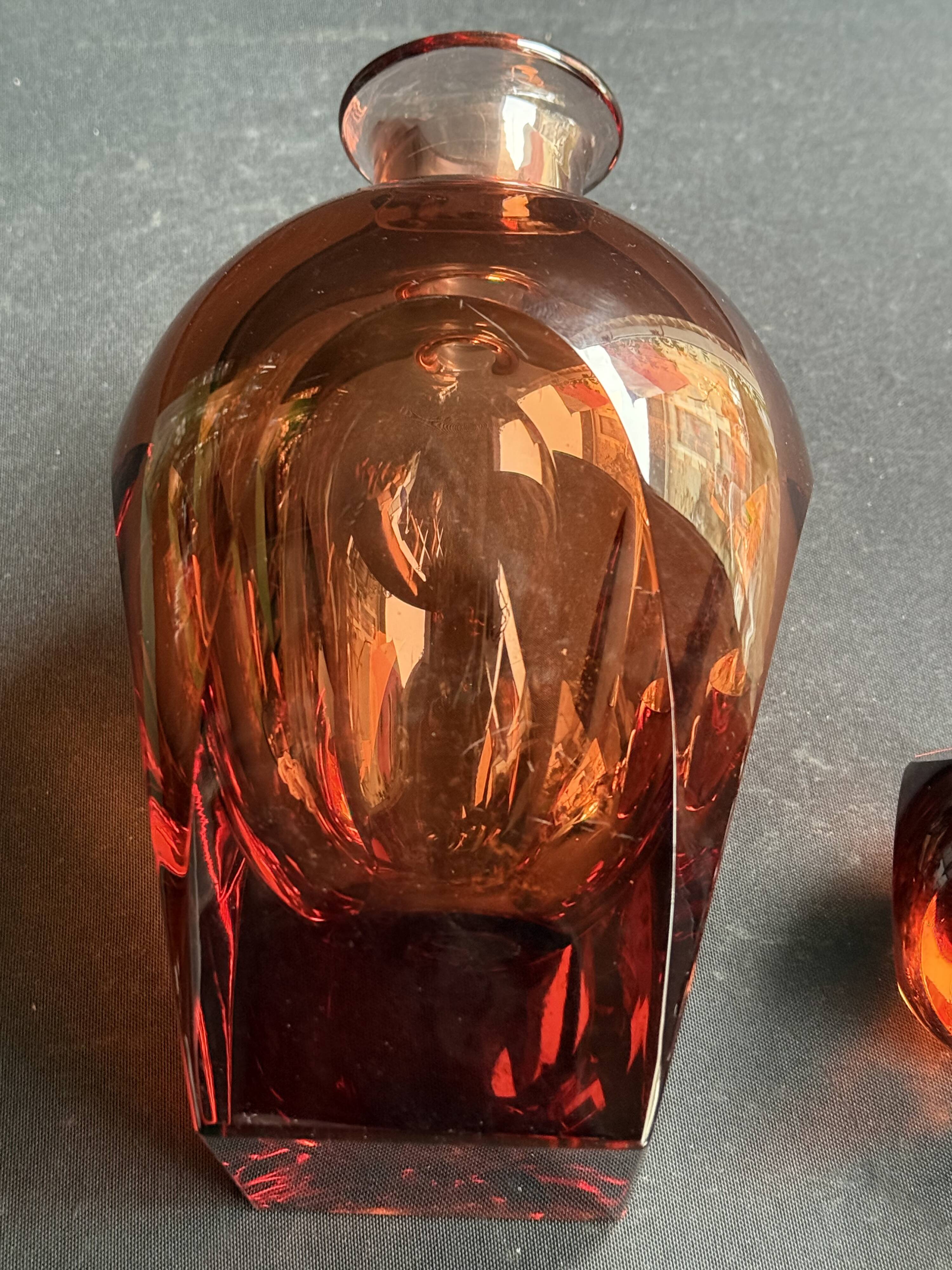 Whiskey or Bourbon Decanter – Moser Luxury Crystal – Rudolph Eschler