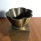 Post-modern bronze vase 80s