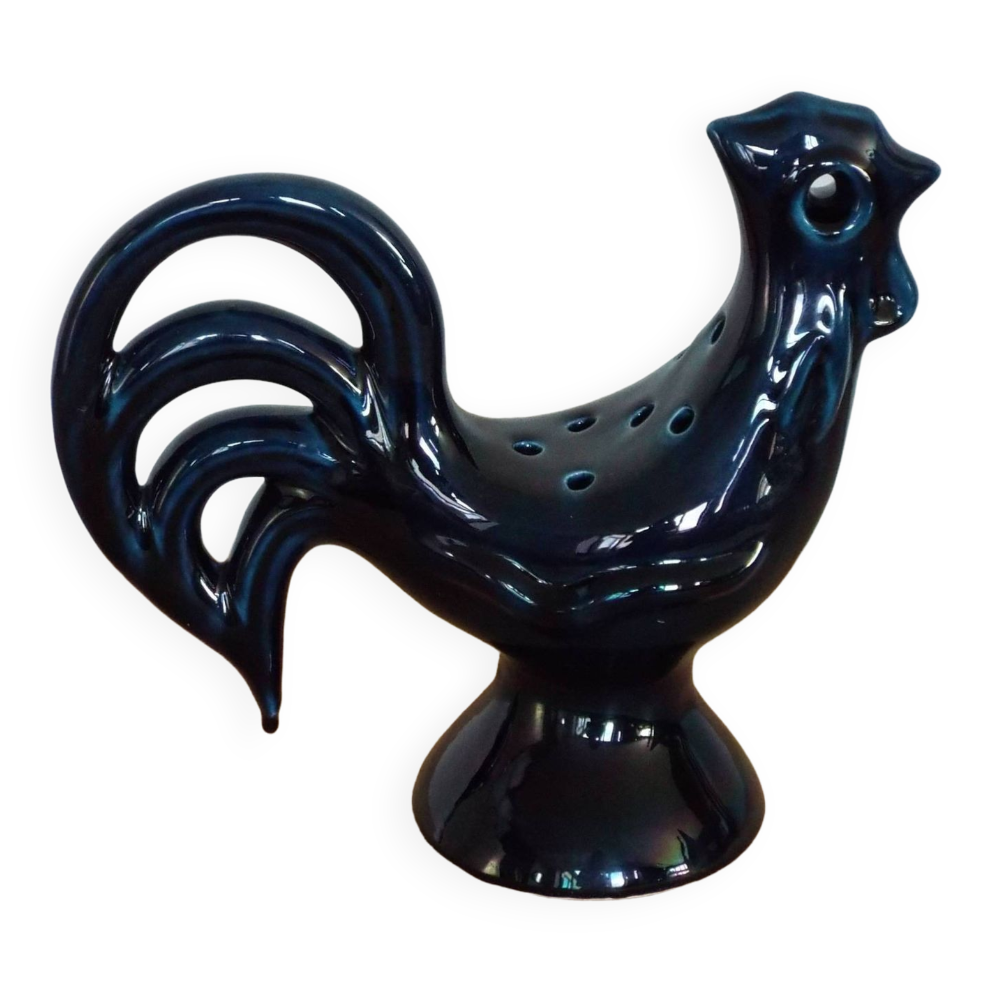 Ceramic rooster vase