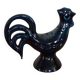 Ceramic rooster vase