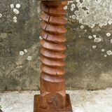 Oak church side table 83 cm