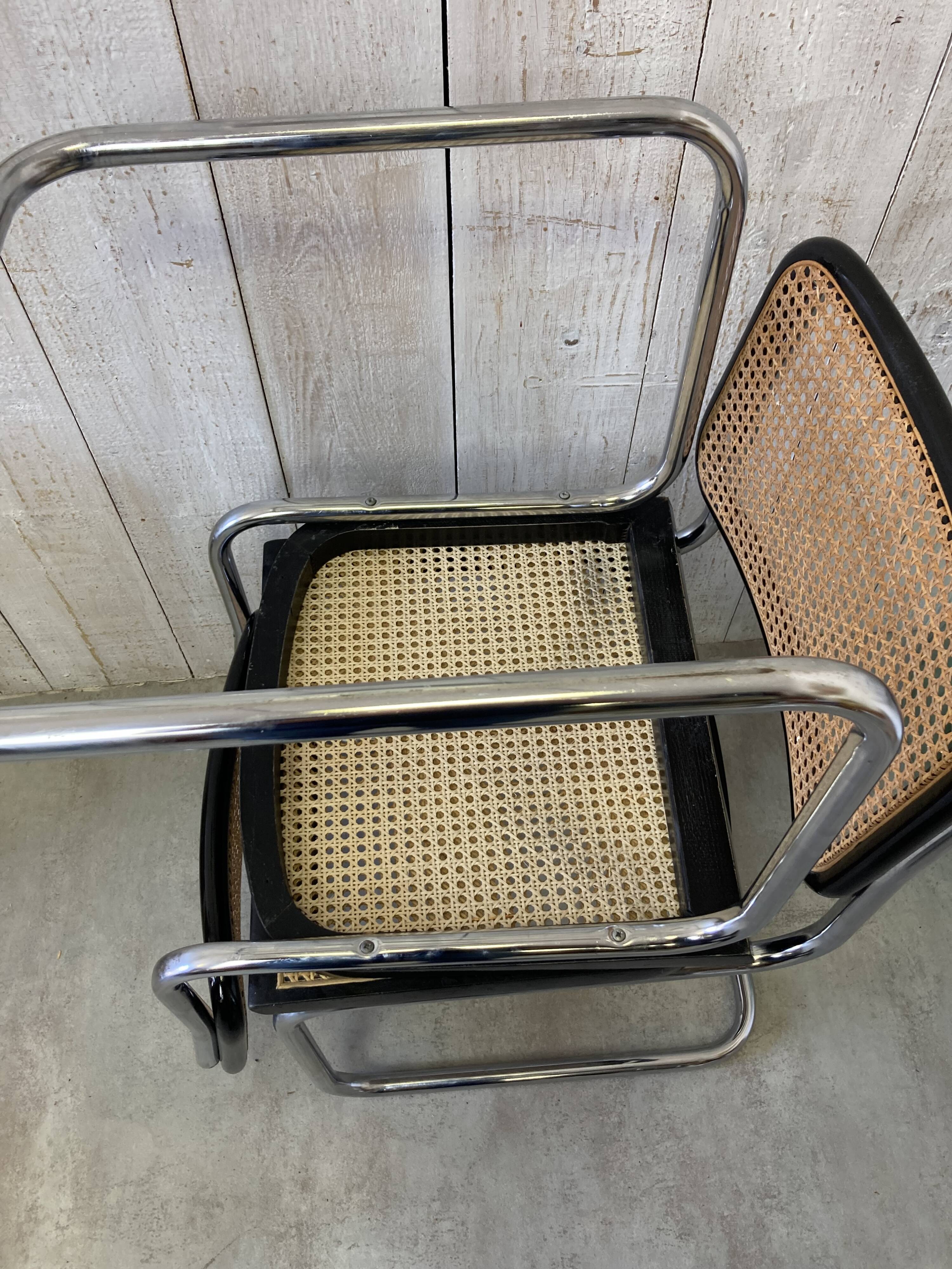 Pair of B32 chairs by Marcel Breuer