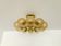 Large Brass Sputnik Flush Chandelier by Kaiser Leuchten