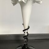Vintage soliflore vase in glass paste 50s