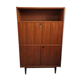 Teak-plated writing desk, 70s